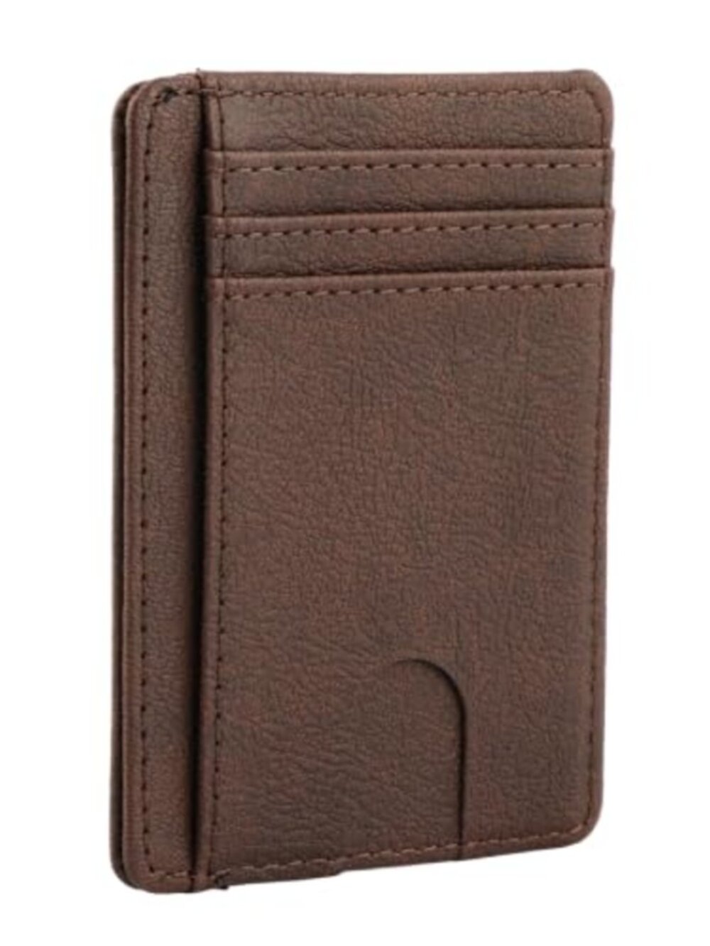 Minimalist RFID Slim Wallet Front Pocket PU Card Holder Travel